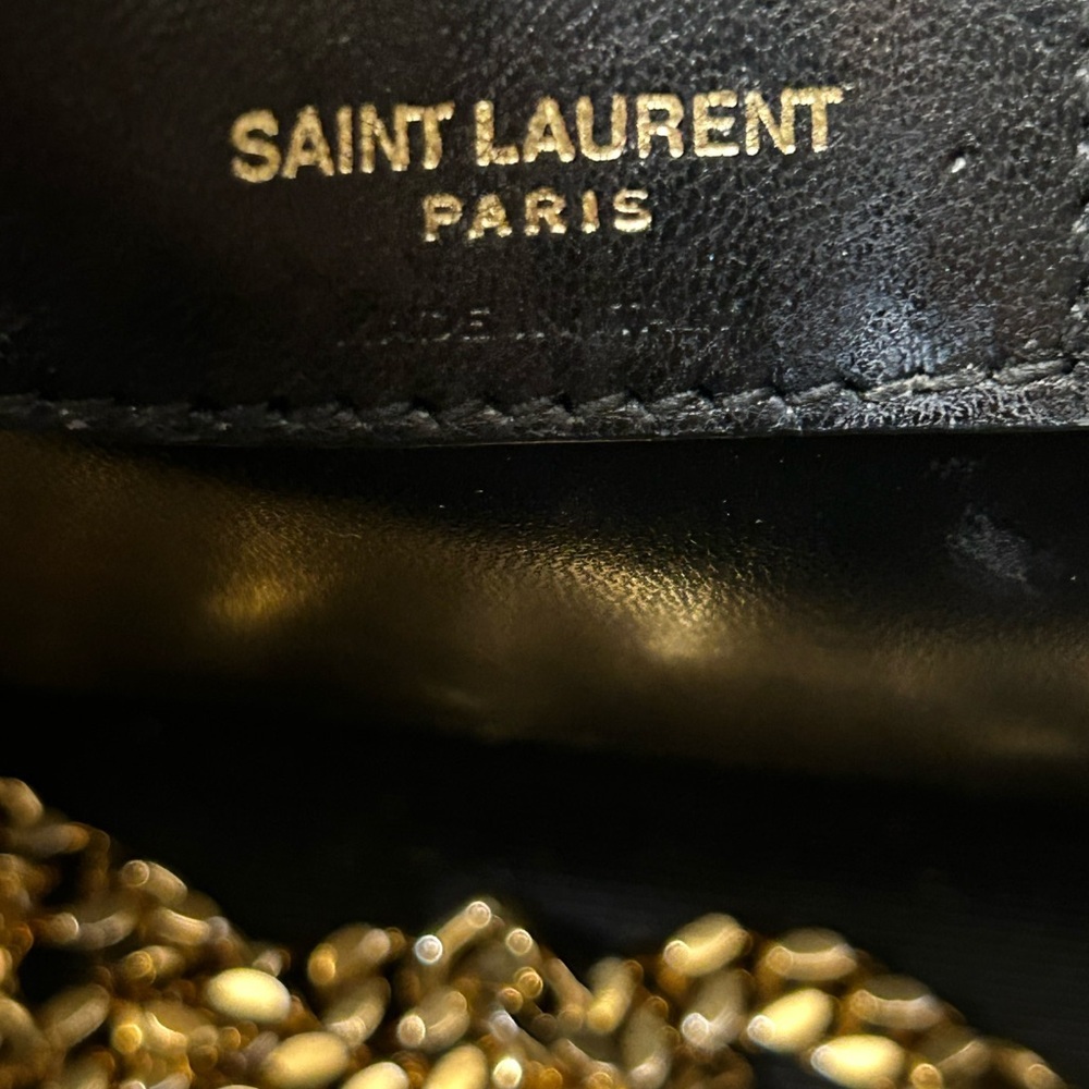 YSL KATE MEDIUM IN GRAIN DE POUDRE EMBOSSED LEATHER - Picture 3 of 9